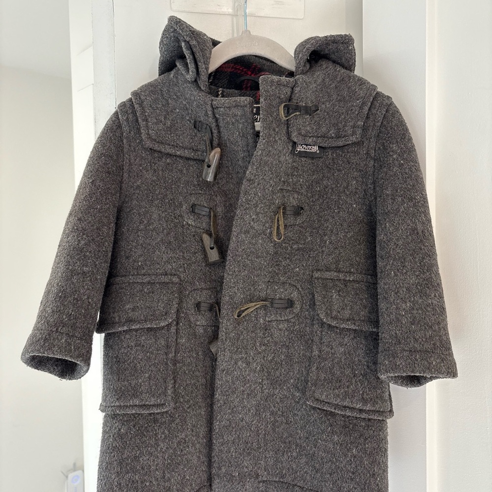 Gloverall Kids Gray Toggle Coat